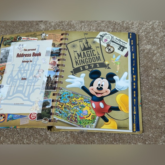Walt Disney World 40th Anniversary Address Book - Epcot Magic Kingdom - Picture 6 of 6